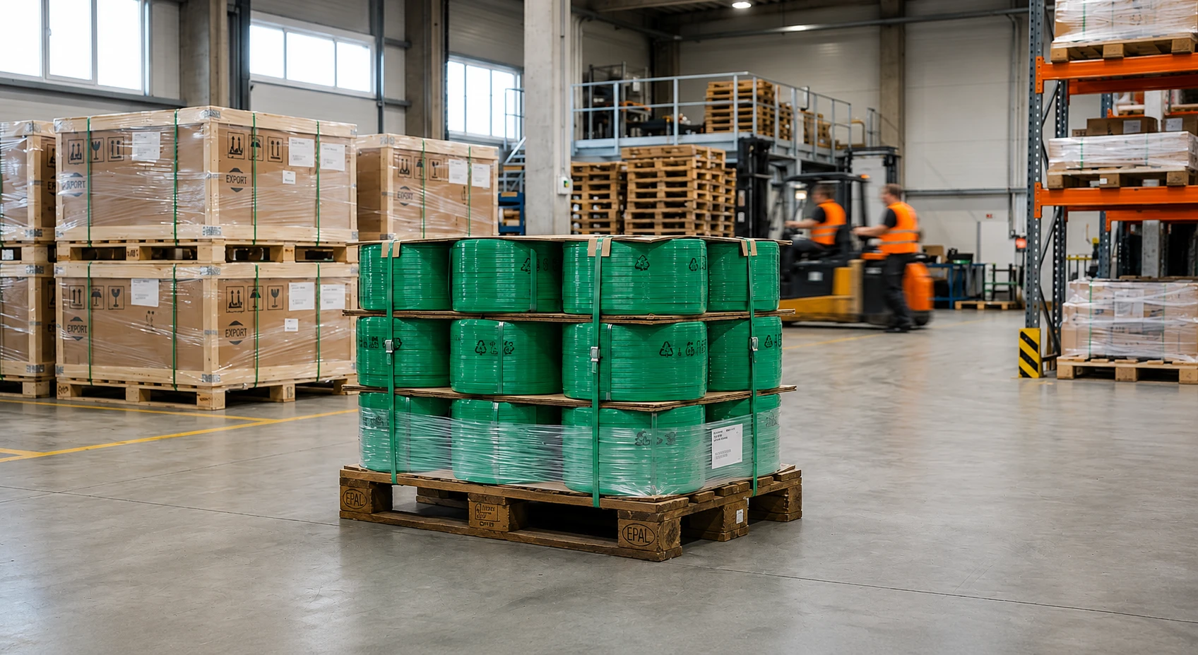 PET Strapping Band Exporter Czech Republic — Greenstrix Industrial Packaging